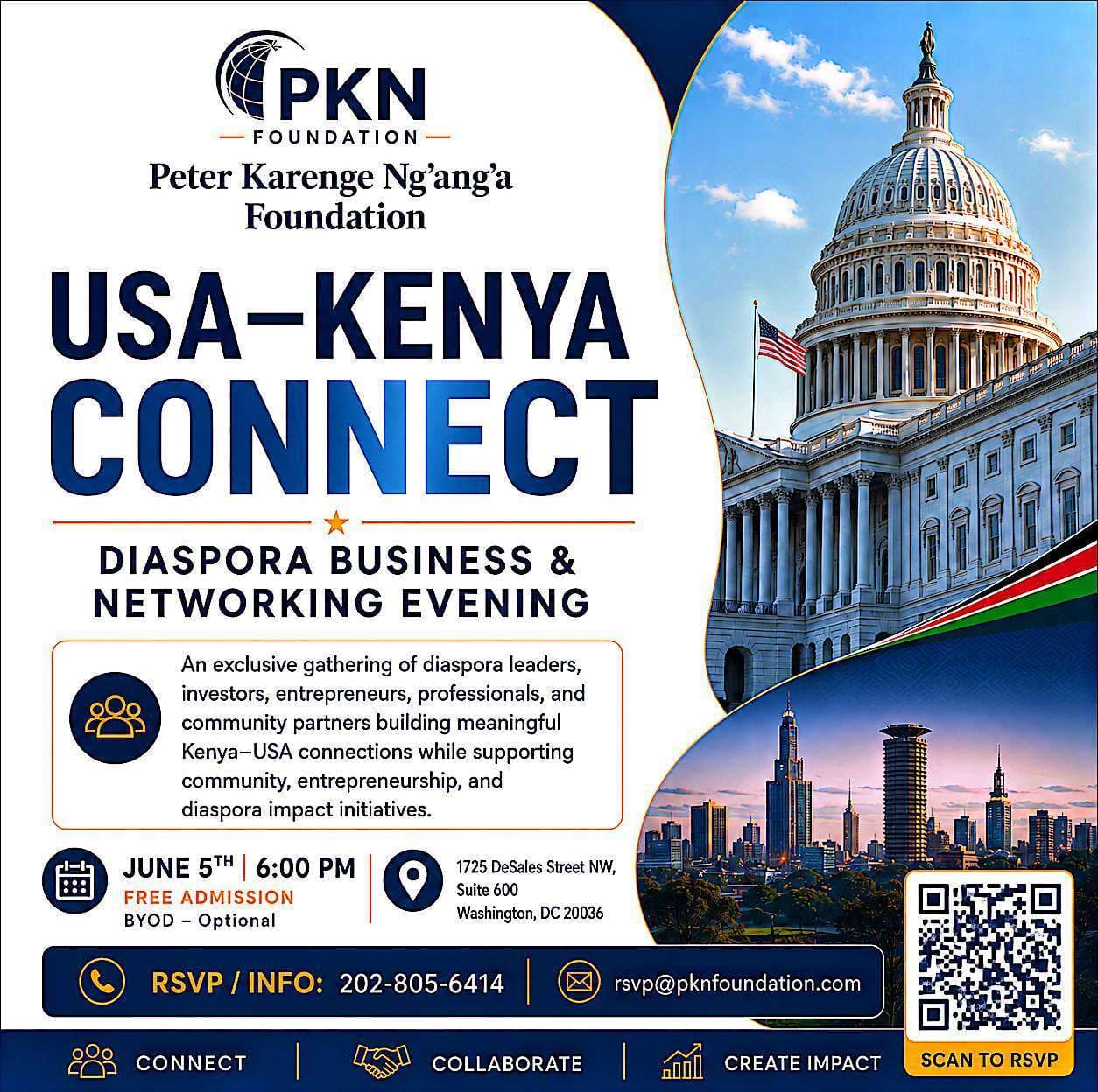 Kenya-USA Connect Event Flyer